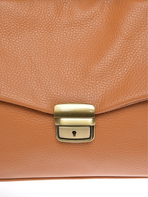 Isabella Rhea Brown Rundleer Tas - Image 3