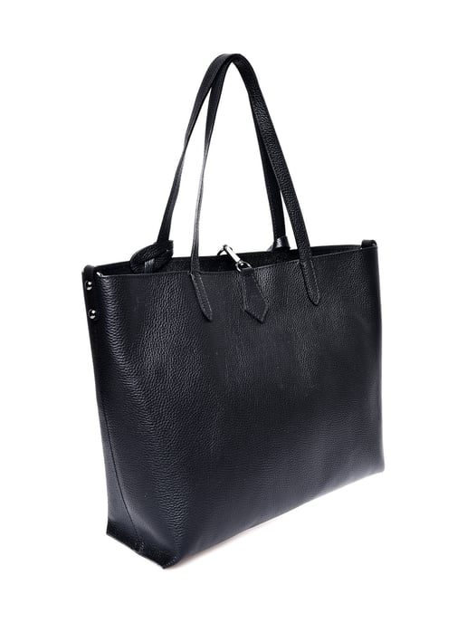 Isabella Rhea Zwart Rundleer Tas - Image 2