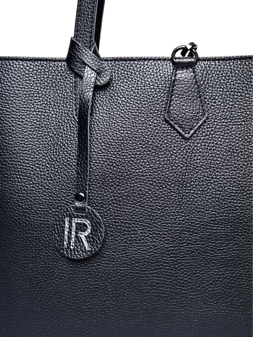Isabella Rhea Zwart Rundleer Tas - Image 3