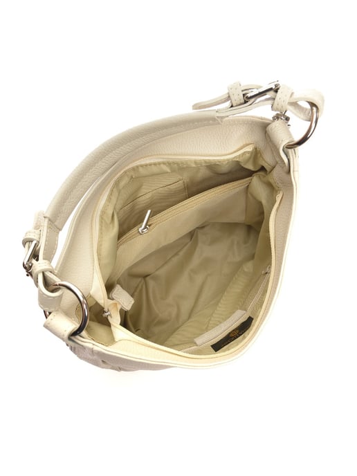 Anna Luchini Beige Rundleer Tas - Image 4