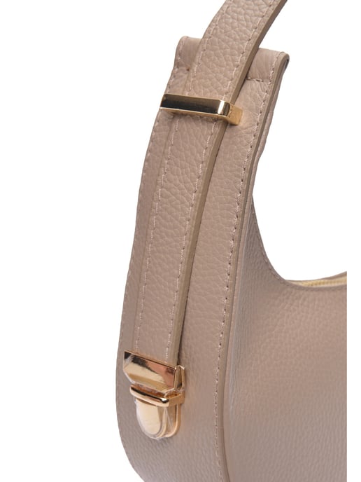 Isabella Rhea Beige Rundleer Tas - Image 3