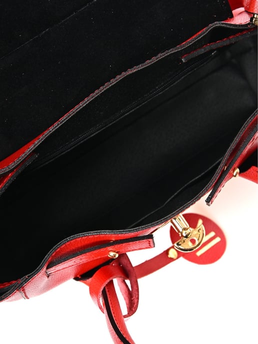 Isabella Rhea Rood Rundleer Tas - Image 4