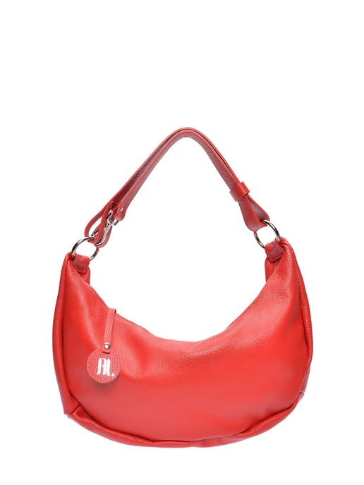 Anna Luchini Rood Rundleer Tas - Image 1