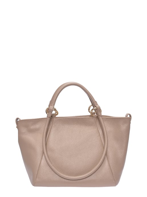 Roberta M Beige Rundleer Tas - Image 1