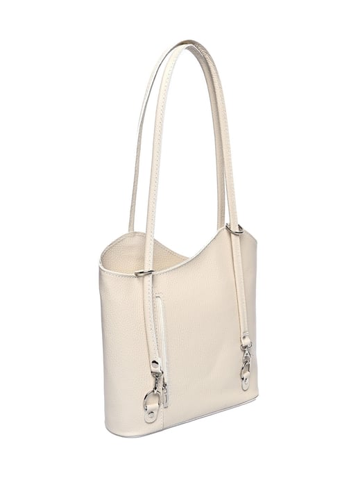 Anna Luchini Beige Rundleer Tas - Image 2