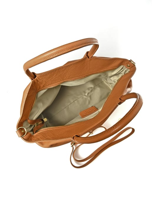 Isabella Rhea Brown Rundleer Tas - Image 4