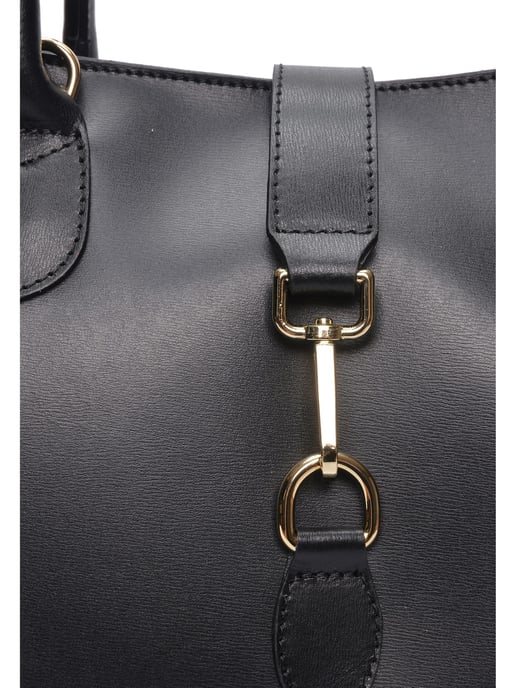 Isabella Rhea Zwart Rundleer Tas - Image 3
