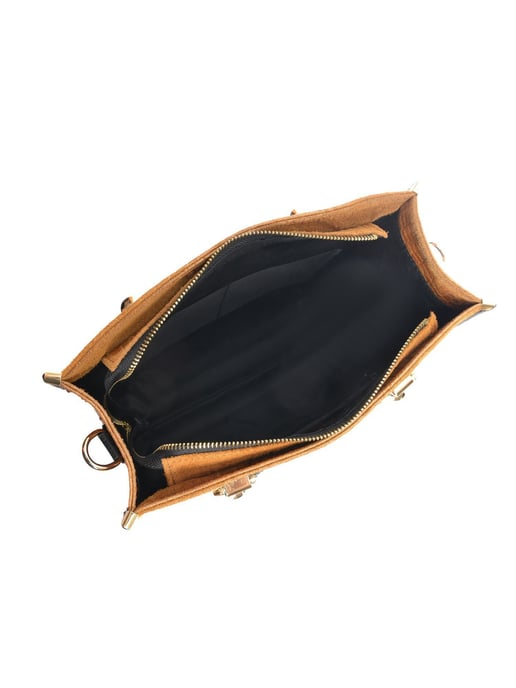 Roberta M Brown Leather Bag - Image 4