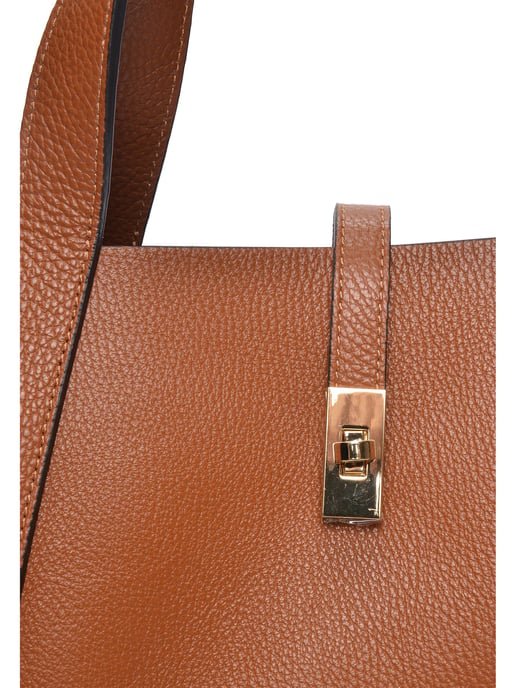 Isabella Rhea Brown Rundleer Tas - Image 3