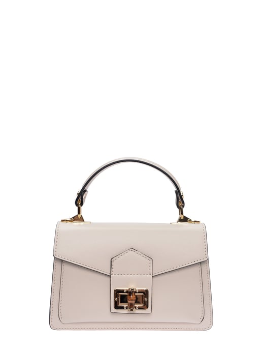 Roberta M Beige Leather Bag - Image 1