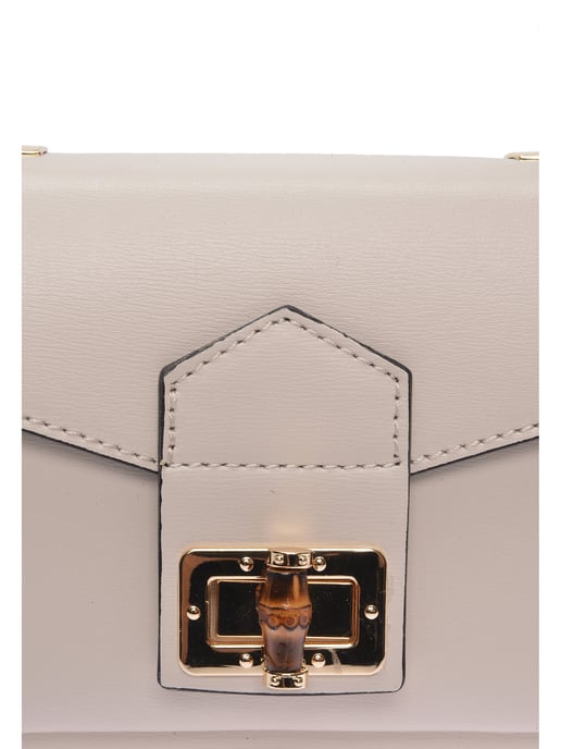 Roberta M Beige Leather Bag - Image 3
