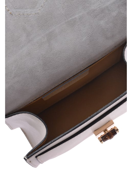 Roberta M Beige Leather Bag - Image 4