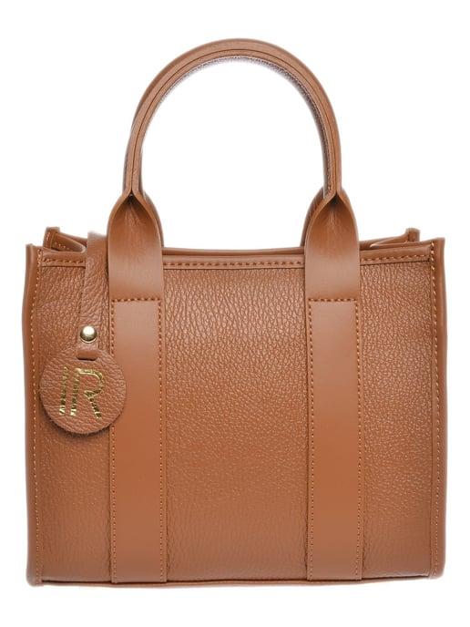 Isabella Rhea Brown Rundleer Tas - Image 1