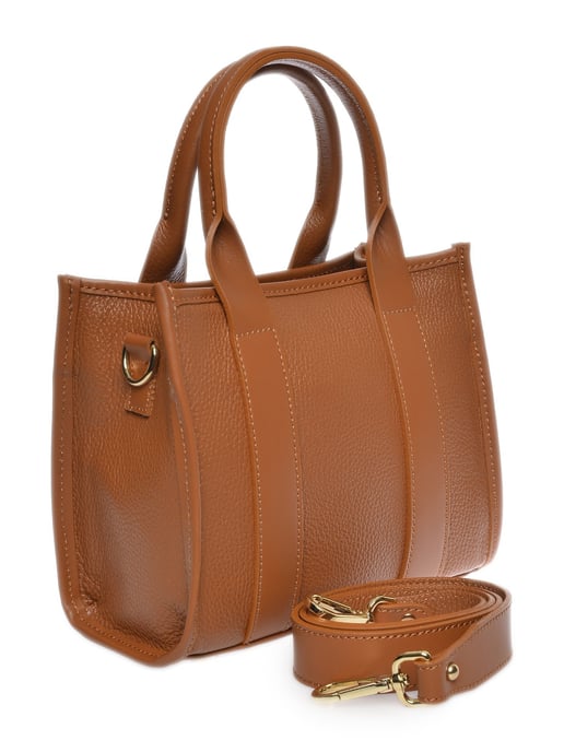 Isabella Rhea Brown Rundleer Tas - Image 2