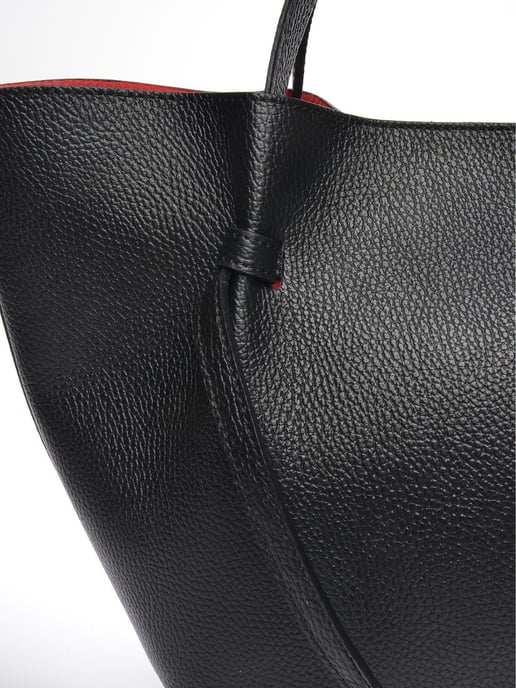 Isabella Rhea Zwart Rundleer Tas - Image 3