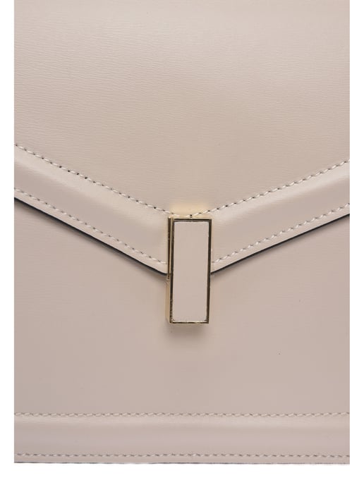 Luisa Vannini Beige Rundleer Tas - Image 3