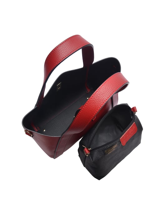 Isabella Rhea Rood Rundleer Tas - Image 4