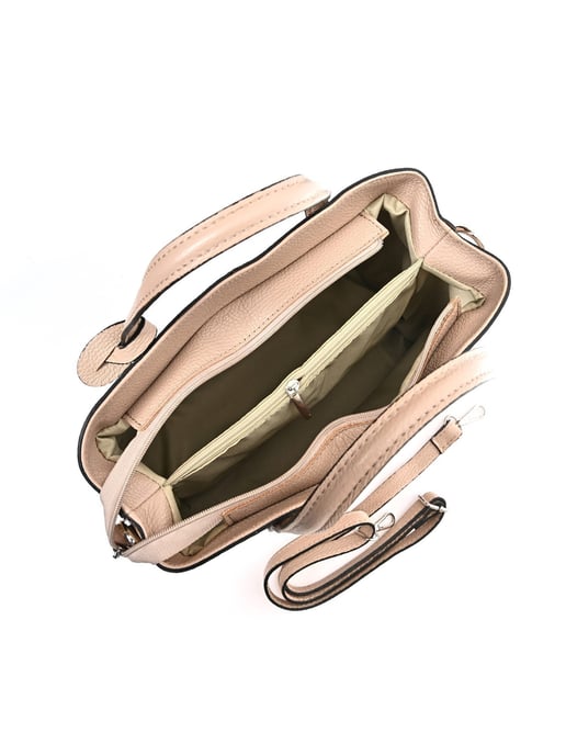 Anna Luchini Rose Rundleer Tas - Image 4