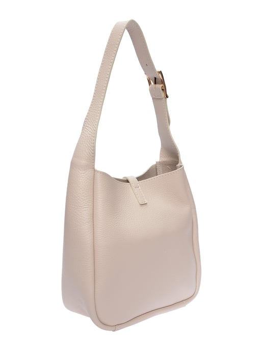 Anna Luchini Beige Rundleer Tas - Image 2
