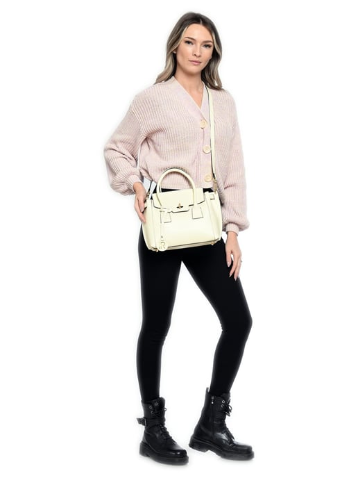 Isabella Rhea Beige Koläder - Image 5