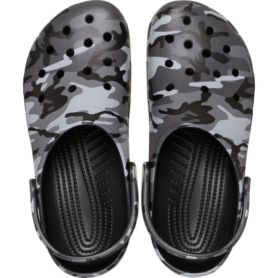 Crocs Classic Camouflage Thermoplastic Women's Black/Slate Grey Sandals - Image 5