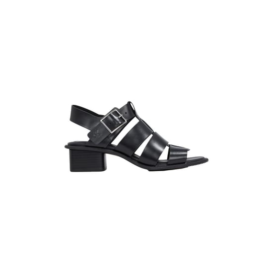 Calvin Klein Jeans Svarta Polyester Platta Sandaler - Image 1