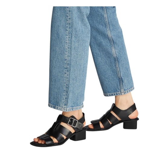 Calvin Klein Jeans Svarta Polyester Platta Sandaler - Image 3