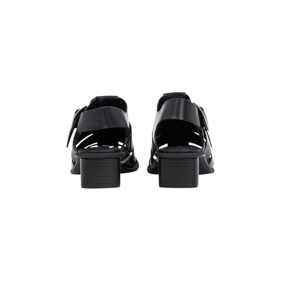 Calvin Klein Jeans Svarta Polyester Platta Sandaler - Image 5