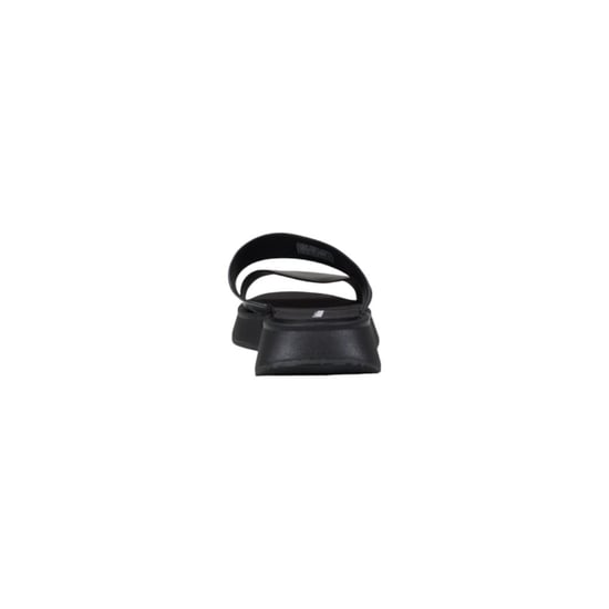 Calvin Klein Jeans Svarta Läder Platta Sandaler - Image 4