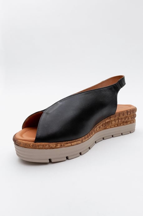 Blom Leer Platform Sandaal (Women) - Image 4