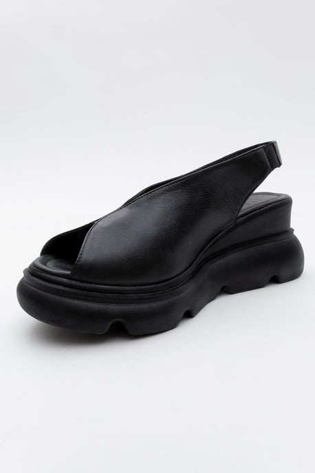Sam Leather Platform Sandal - Image 3