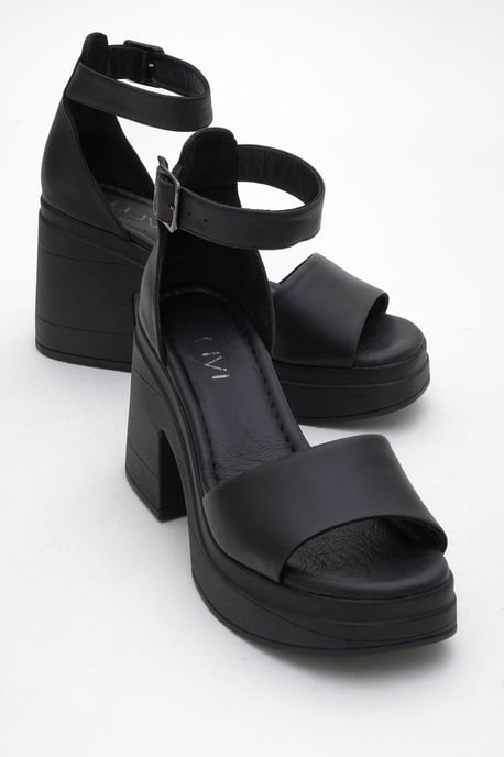 MARGOT Leather Platform Sandal (Women) - Image 1