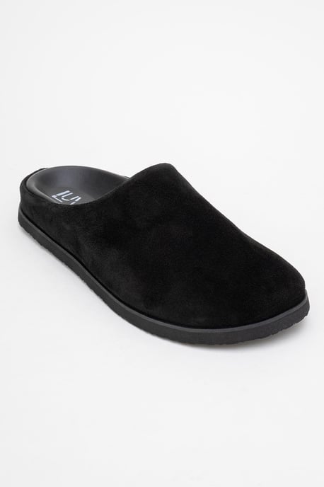 Space Mocka Läder Slide Sandal - Image 1