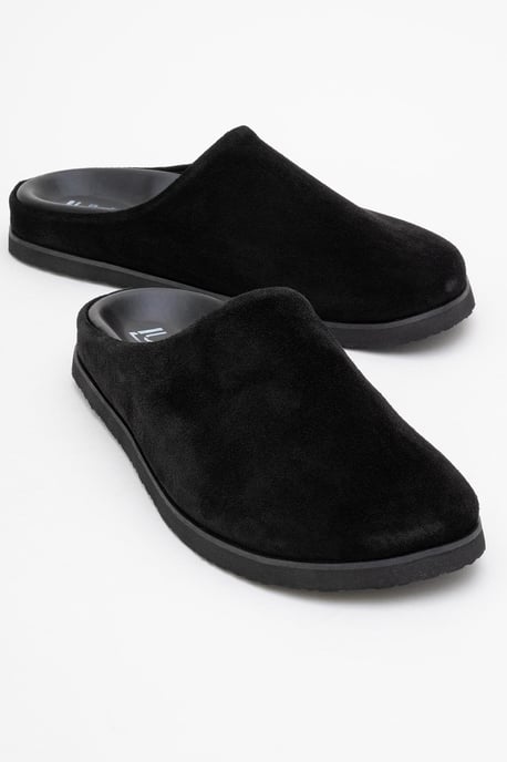Space Mocka Läder Slide Sandal - Image 2