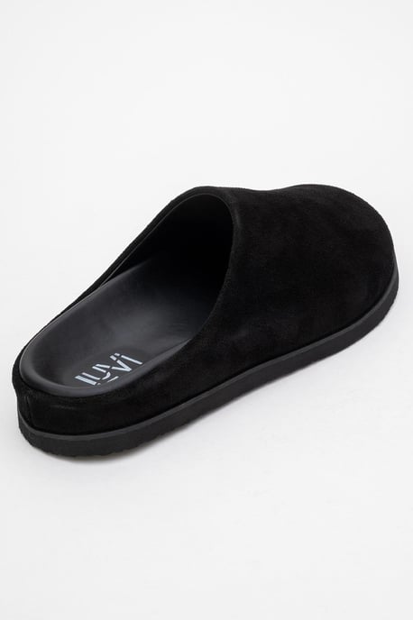 Space Mocka Läder Slide Sandal - Image 4