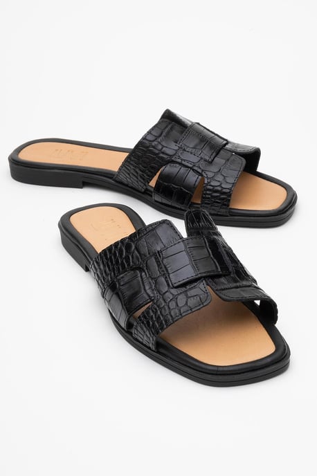 Notre Läder Platt Sandaler (Women) - Image 2