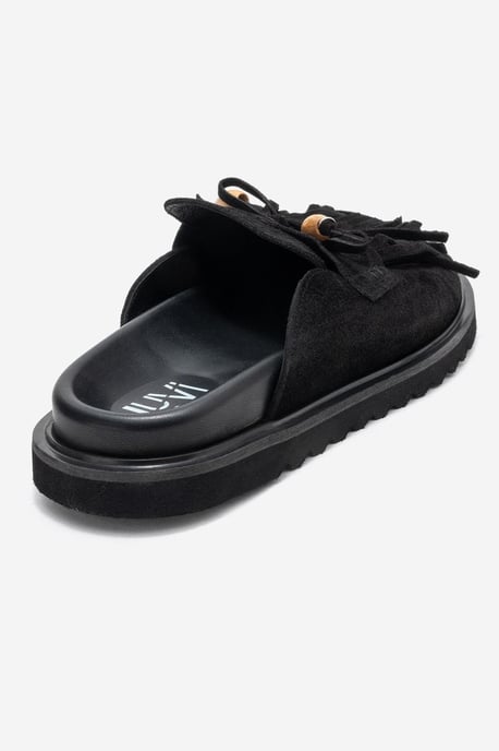 Carol Tassel Leather Mule - Image 5