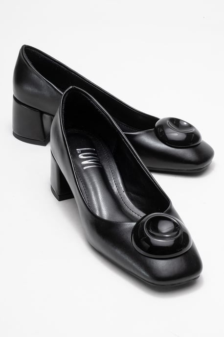Mila Gesp Vierkante Neus Blokhak Pump (Dames) - Image 2