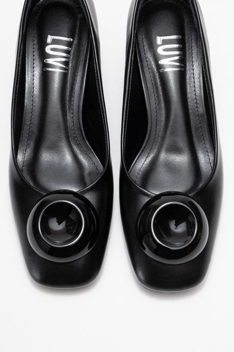Mila Gesp Vierkante Neus Blokhak Pump (Dames) - Image 3