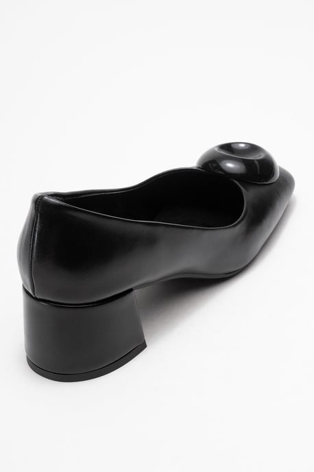 Mila Gesp Vierkante Neus Blokhak Pump (Dames) - Image 5