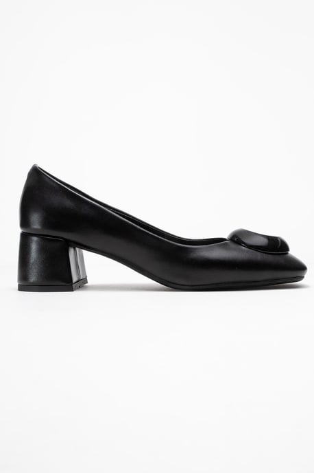Mila Gesp Vierkante Neus Blokhak Pump (Dames) - Image 6