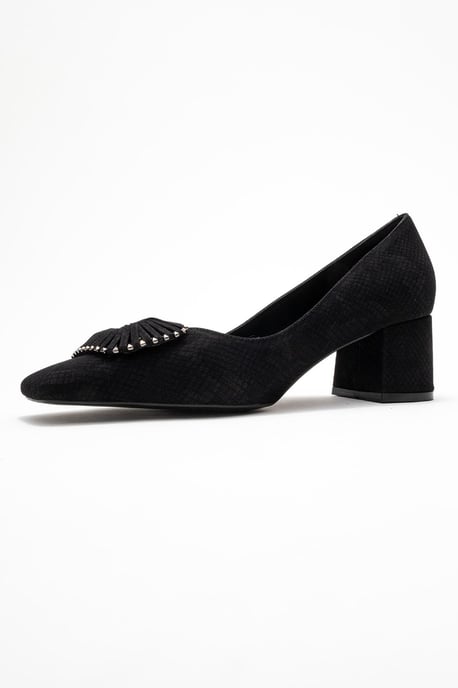 Velora Gesp Vierkante Neus Blokhak Pump (Dames) - Image 4