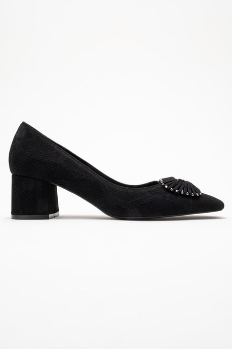 Velora Gesp Vierkante Neus Blokhak Pump (Dames) - Image 6