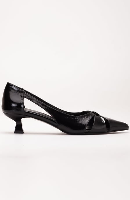 Sidal Kitten Heel Leren Pumps (Dames) - Image 2