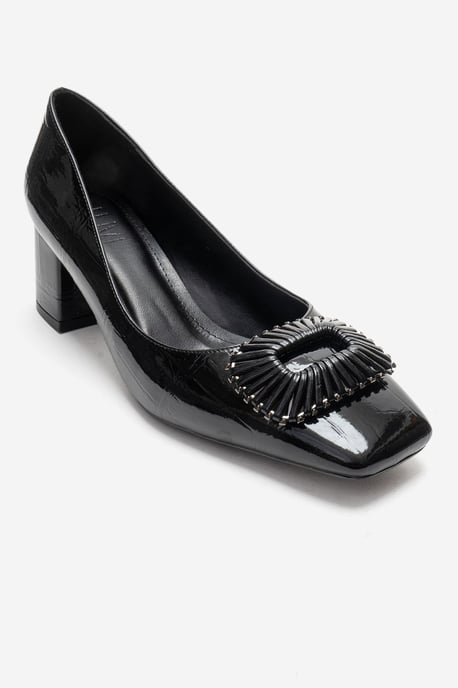 Velora Gesp Vierkante Neus Blokhak Pump (Dames) - Image 2