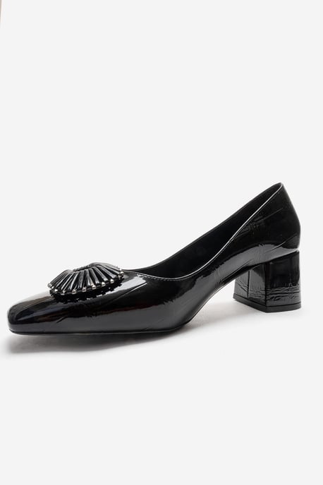Velora Gesp Vierkante Neus Blokhak Pump (Dames) - Image 5