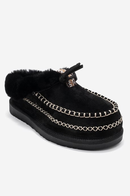 Noriel Läder Moccasin Tofflor - Image 1