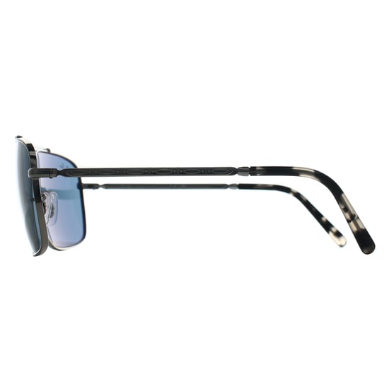 Ray-Ban Rectangle Unisex Polished Silver Blue RB3796 - Image 3