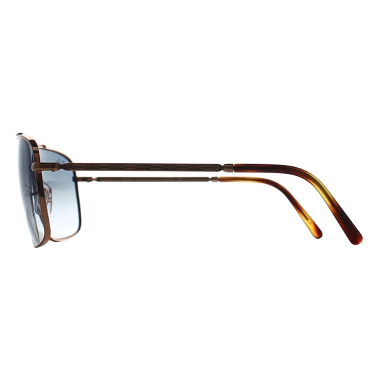 Ray-Ban Rectangle Unisex Rose Gold Blue Gradient RB3796 - Image 3