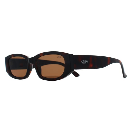Atum Rectangle Womens Shiny Havana Brown Nyctra - Image 2